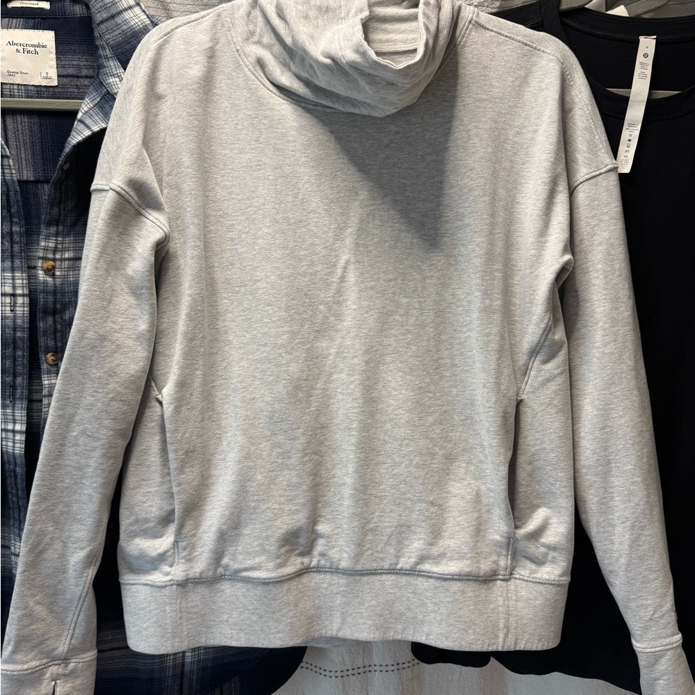 Lululemon light Gray Pullover Hoodie
